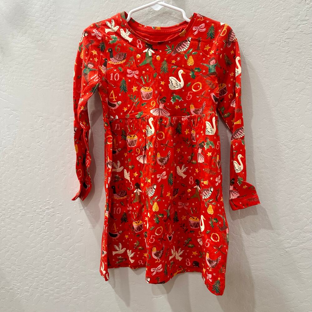NWT Tu Red 12 Days of Christmas Long Sleeve Dress